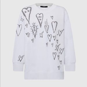 NWT Diesel Women’s White Sweatshirt